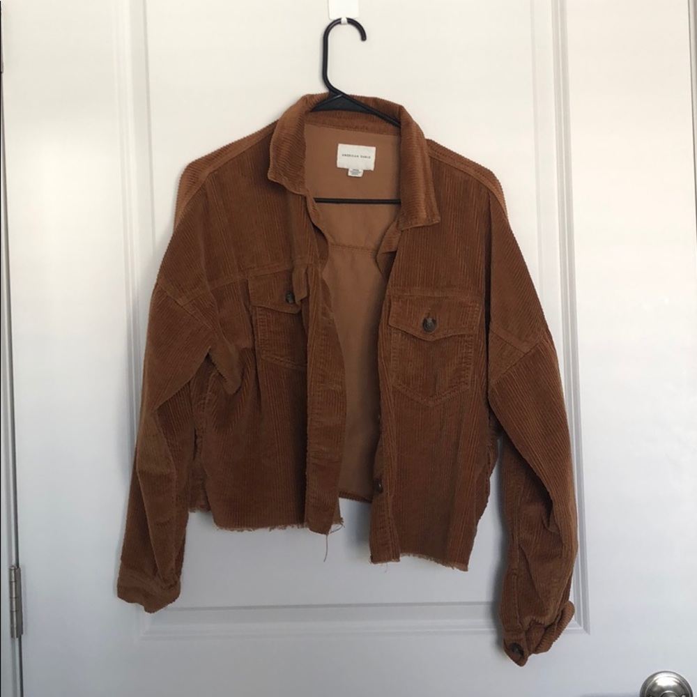 American eagle cord button up